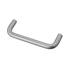 Satin stainless steel shaped - d,