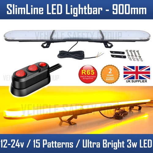 Amber flashing beacon bar led - amber,