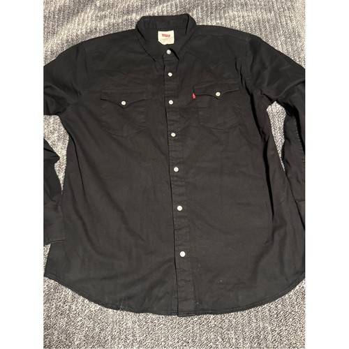 Levis mens western shirt - mens, large