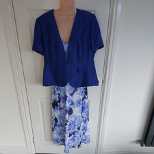 Jacques Vert blue floaty midi