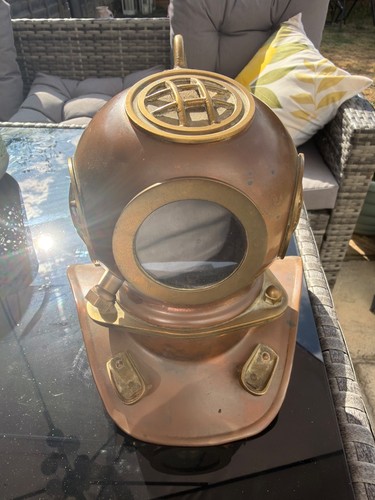 Copper brass divers helmet - &,