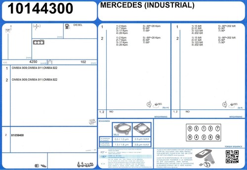 Full engine gasket - engine,