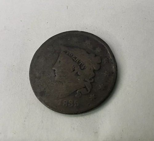 1835 one cent - 1835, liberty