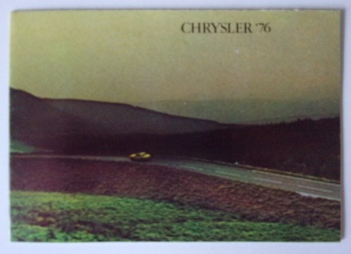 Chrysler range orig 1976 - chrysler,