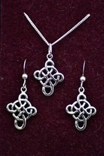 Kit Heath Celtic Design Necklace & Earrings Set