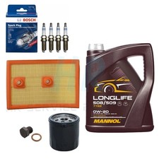 5L 0W20 & OIL AIR & SPARK PLUGS SERVICE KIT FOR AUDI A1 TFSI 1.4 SPORT 2011-18