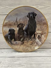 Labrador dog Porcelain plate