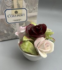 Coalport Fine Bone China Small Flowers Rose Handmade England  Vintage Collectors