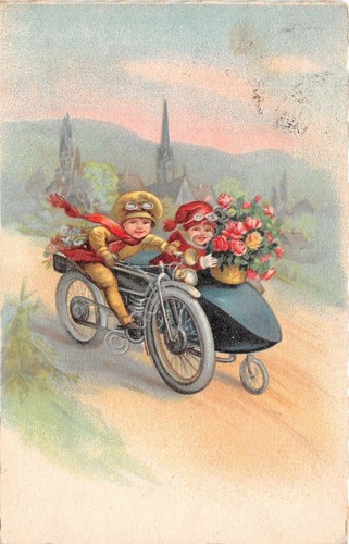 Postcard illustrated - postcard,