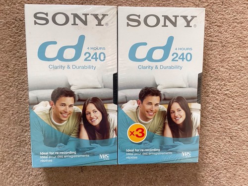 Sony vhs tapes 240 - 240, 4