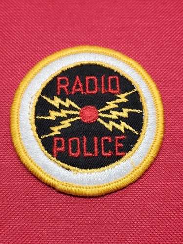 Vintage patch radio police - patch, police"