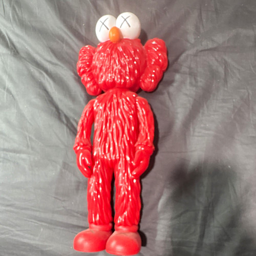 Elmo kaws style red - kaws,