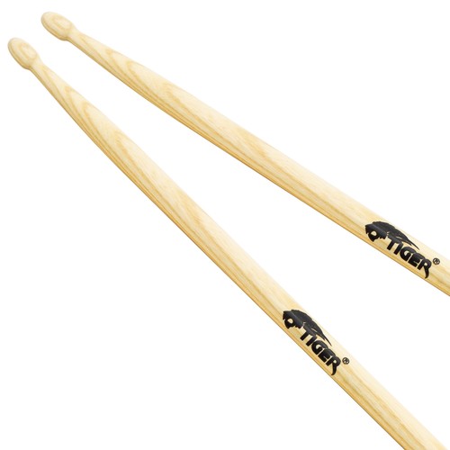Wooden tip hickory drum sticks - wooden,