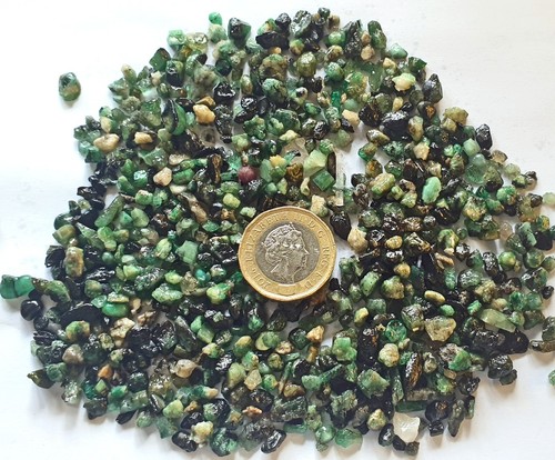 Real emeralds natural - 20,