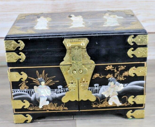 Vintage chinese asian black - vintage,