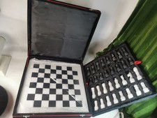 Heavy Marble Chess Set Black
