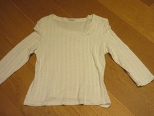 ladies Eastex white textured