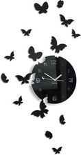 Large 30 cm-Black Butterfly