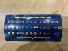 MILLS HIGH TOP  ONE ARM BANDIT SLOT MACHINE- 2/5 ORIGINAL AWARD CARD