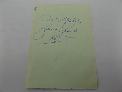 Hand signed 4 - hand, autograph