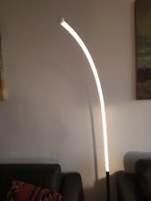 MINIMALIST MODERN SLIM FLOOR READING LAMP Black Curved LED UK-located CGC