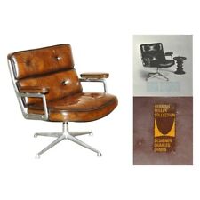 ORIGINAL 1960-1968 HERMAN MILLER 675 EAMES TIME LIFE LOBBY SWIVEL ARMCHAIR ES105