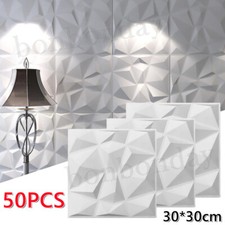 50X Modern Decoration Wall Panel 3D Effect Wall Decor PVC Panels Cladding Panels