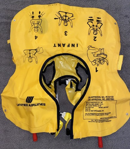 United airlines life preserver - airlines,