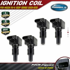 4x Ignition Coils for Mazda