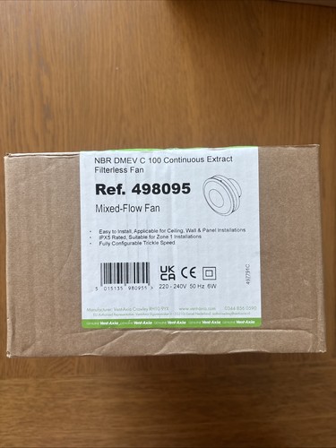 Vent axia carbonised - lo, flow