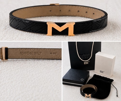 Mont blanc initial - m, embossed