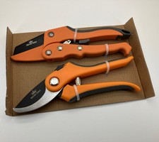 VICTOR TOOLS SET OF 2 SECATEURS - RATCHET ANVIL & BYPASS - NEW