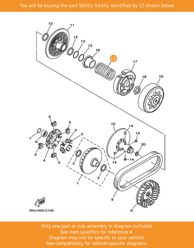 Yamaha spring compression - spring,,