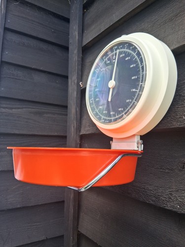 Vintage orange 1970s wall - orange,
