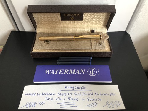 Waterman maestro gold plated - waterman,