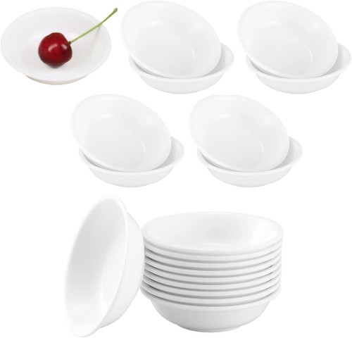 Round plastic dip bowls - plastic,