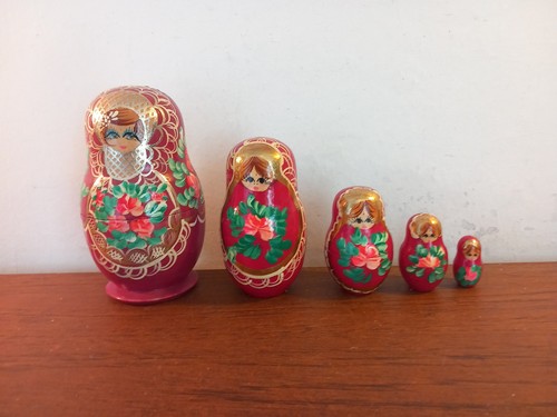 Vintage russian dolls - russian,