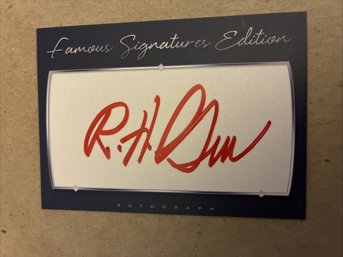 Bob gurr signed famous - gurr,