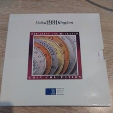 UK United Kingdom 1991 BU Brilliant Uncirculated Coin Collection