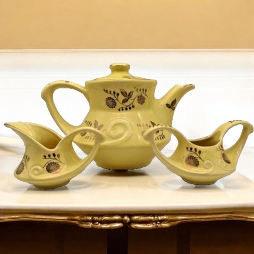 Yellow teapot cream - teapot,