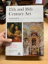 1972 17th & 18th CENTURY ART BAROQUE PAINTING SCULPTURE ARCHITECTURE BOOK (EV3)