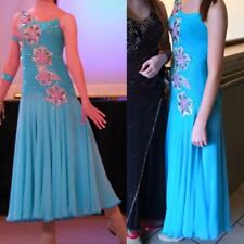 Blue Ballroom Waltz Dress size 8