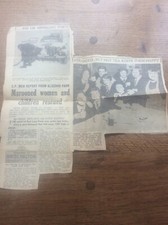Old 1960s newspaper cutting - old,