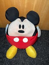 Mickey Mouse Round Squishy Microbead Pillow Plush Stuffed Walt Disney Large Ball