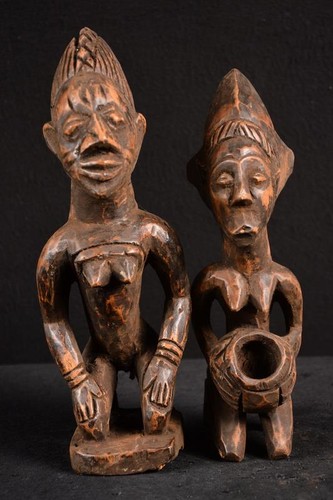 African old ibeji - old, figure