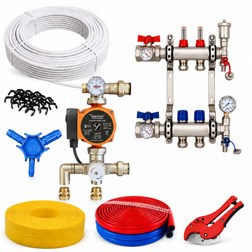 Wet underfloor heating kit - heating,
