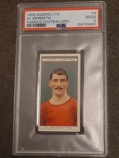 Ogden's - 'Famous Footballers' (1908) - W. Meredith (Manchester United) PSA 2
