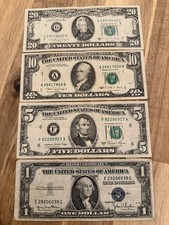 US Dollar Old Paper Bill Lot