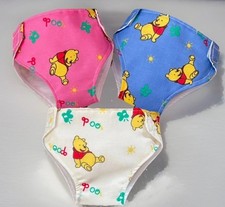 New dolls nappies pants - new,
