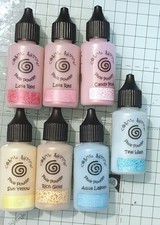 Cosmic Shimmer Pixie Powder x 7 Used For Multi Colour Pearl Mica Effects